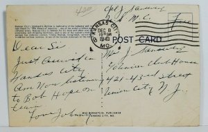 Missouri Union Station and Skyline Kansas City Soldier Sansevere NJ Postcard N8