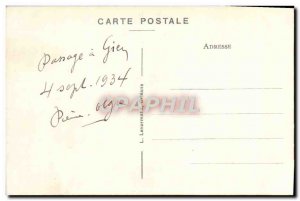 Old Postcard Gien Pont du Chateau Street