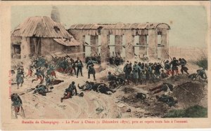 CPA Bataille de CHAMPIGNY-SUR-MARNE Four-a-Chaux GUERRE MILITAIRE 1870 (50312)