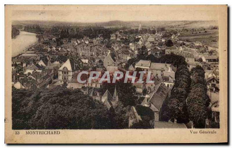 Old Postcard Montrichard Vue Generale