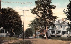 West Main Street in Middletown, New York