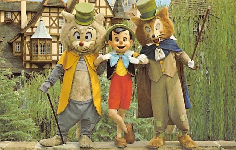 Watch out Pinocchio fantasyland Disneyland, CA, USA Disney Unused 