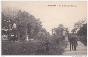 MENTON, Alpes Maritimes, France, 1900-1910's; Les Jardins Et Le Kiosque