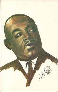 Rev. Dr. Martin Luther King, Jr. Portrait, 1968 Painting, Civil Rights Pioneer