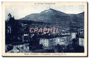 Chambery Old Postcard General view The Nivolet (1546m)