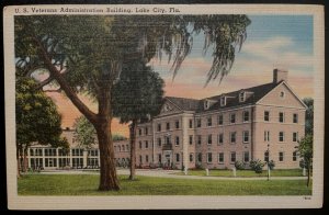 Vintage Postcard 1930-1945 U.S. Veterans Building, Lake City, Florida (FL)