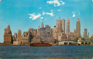 United States New York City Lower Manhattan from Governor's island