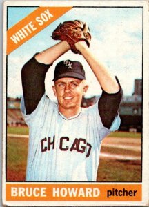 1966 Topps Baseball Card Bruce Howard Chicago White Sox sk2057