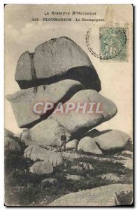 Old Postcard Ploumanach Le Champignon