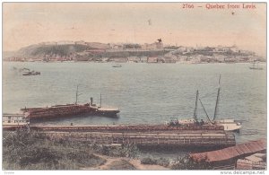 Ships, Quebec From Levis, Quebec, Canada, PU-1910