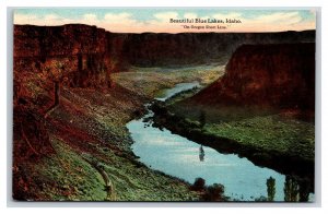 Beatiful Blue Lakes Jerome Idaho ID UNP DB Postcard P20