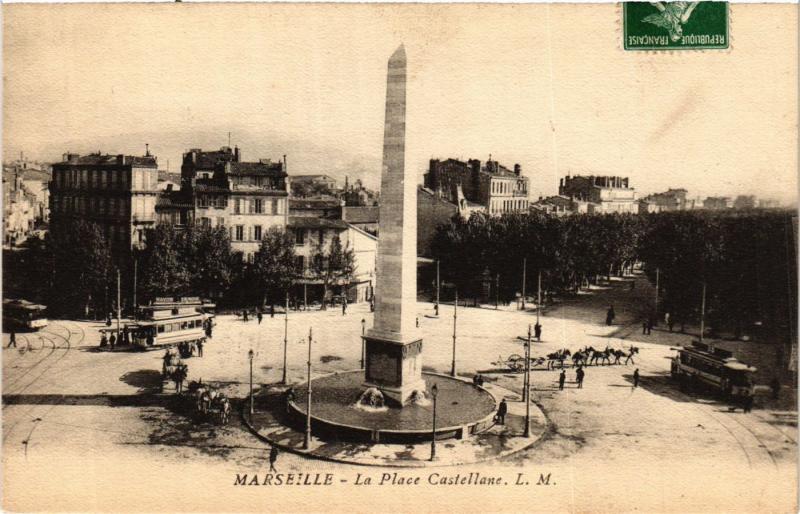 CPA MARSEILLE La Place Castellane (404930)