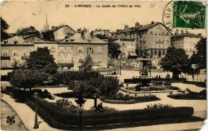 CPA LIMOGES - Le Jardin de l'Hotel de Ville (390745)