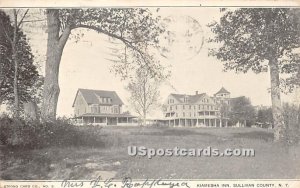 Kiamesha Inn - Kiamesha Lake, New York NY Postcard