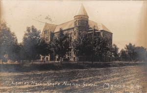 Madison South Dakota Normal School Ladies Hall Real Photo Antique PC (J34388)