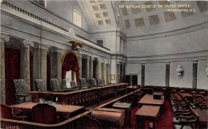 Washington DC c1910 Postcard The Supreme Court Of United States Interior