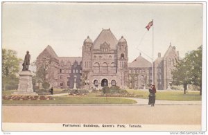 Exterior, Parliament Buildings, Queen's Park, Toronto,Canada,00-10s