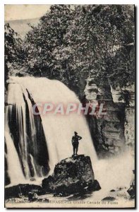 Old Postcard Dauphine Sassenage the Great Cascade of Furon