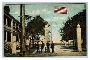 Vintage 1900's Postcard Entrance Infantry Post Ft. Sam Houston San Antonio Texas