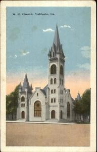 Valdosta GA ME Church c1920 Postcard rpx