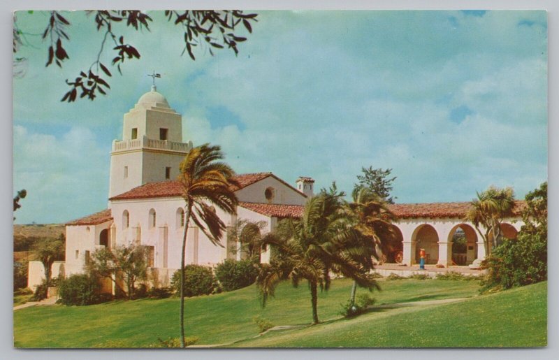 San Diego California~Junipero Serra Museum In Old Town~Vintage Postcard 