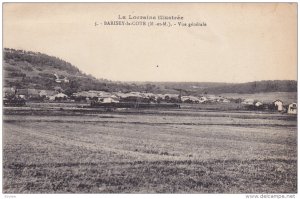 Vue generale, La Lorraine illustree, BARISEY-la-COTE, Meurthe et Moselle, Fra...