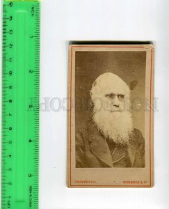 275574 Charles DARWIN English naturalist CDV PHOTO Vintage 