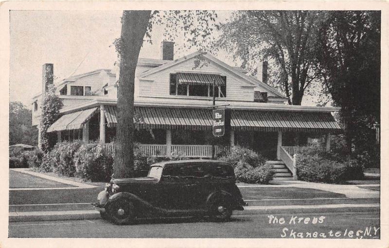 B75/ Skaneateles New York NY Postcard c1930s The Krebs Since 1889 Restaurant