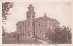 New York Syracuse Lyman Hall Of Natural History Syracuse University Albertype