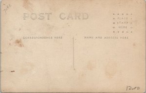 RPPC Four Handsome Dapper Men Derby Hats Mustache c1910 Studio Photo Postcard V5