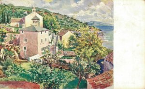 Croatia Dubrovnik J. Kosina Mlini Zupa Dubrovacka Vintage Postcard 08.35
