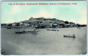 City of BROOKLYN, Fashionable Residence Suburb CAIMANERA, CUBA  c1910s Postcard