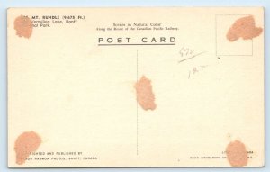 Mt. Rundle BANFF Canada Postcard