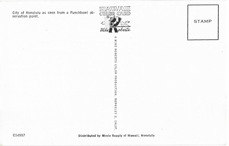 Greetings from Honolulu Oahu Hawaii