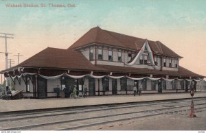 ST. THOMAS , Ontario , Canada, PU-1908 ; Wabash Railroad Station