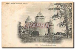 Old Postcard Brittany Chateau Combourg