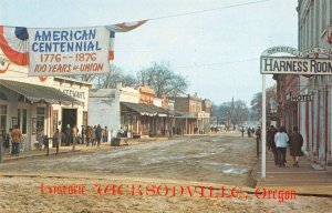 Jacksonville Oregon California Street Vintage Postcard AA56229