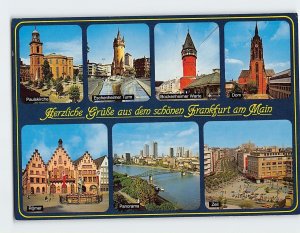 Postcard Herzliche Grüße aus dem schönen Frankfurt am Main, Frankfurt, Germany