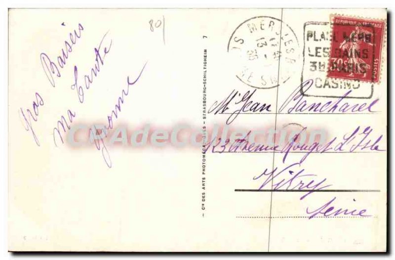 Old Postcard Mers les Bains Esplanade