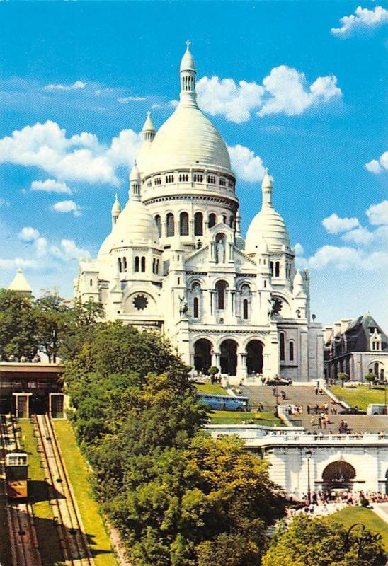 France Paris The Basilica Of The Sacre Coeur Basilique Die Herz Jesu Basilika Hippostcard