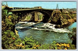Reversing Falls, Low Water, Saint John, New Brunswick, Vintage Chrome Postcard