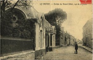 CPA Le CROTOY Entrée du Grand Hotel (806495)