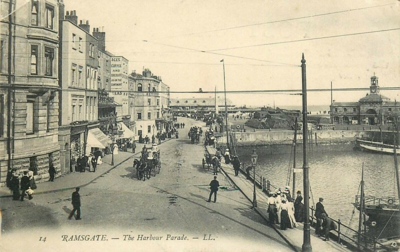 Ramsgate harbour parade 1908