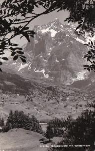 Switzerland Grindelwald mit Wetterhorn 1959 Photo
