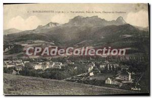 Postcard Old Barcelonnette General view Sugarloaf Hat Constable