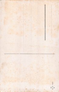 B162 Comic Humor Very Small Boy scared by Jack in the box toy postcard