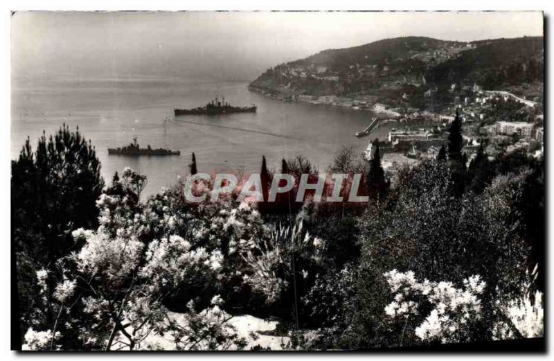 Old Postcard Villefranche Sur Mer