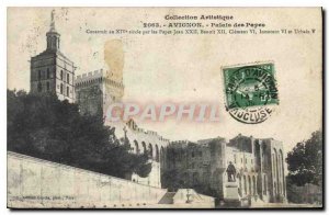 Old Postcard Avignon Popes' Palace