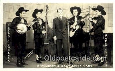 Stromber'g Baby Chick Gang Early Country Western Star Real Photo Unused creas...