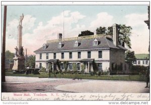 New York Yonkers Manor Hall 1907